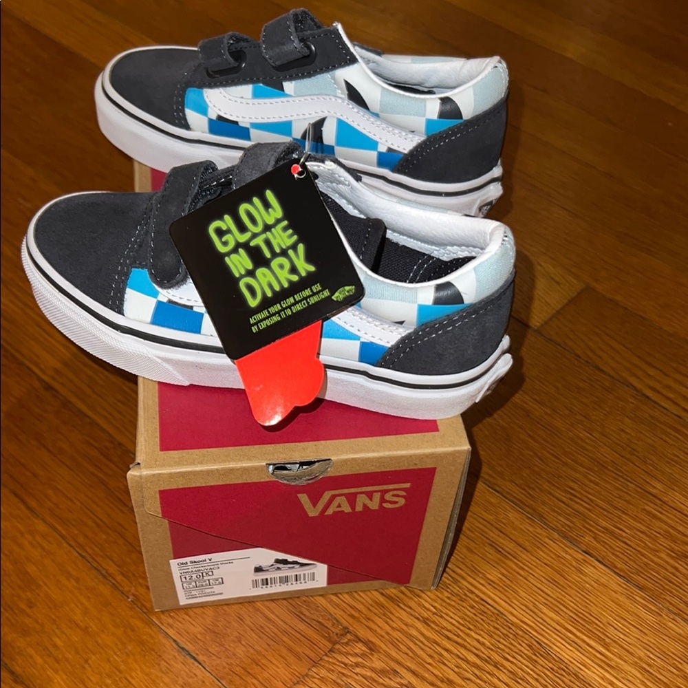 Vans Glow in the Dark Kids Shoes